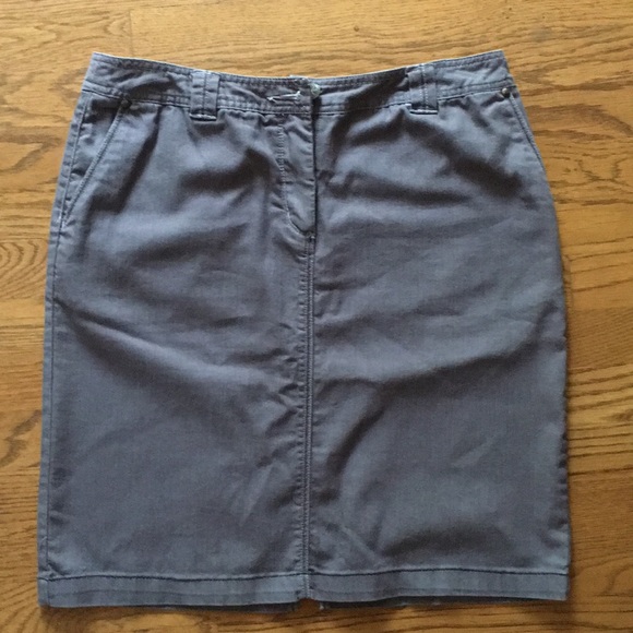 Casual brown denim skirt size 12 - Picture 1 of 4